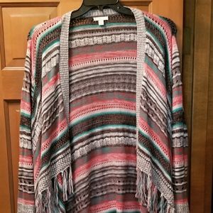 Funky fringed sweater